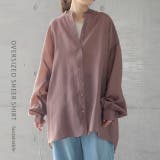 シアーシャツ レディース シアー シャツ トップス ドロップショルダー ロング | HUG.U | 詳細画像23 