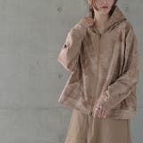 アーモンド | パーカー レディース フーディー ジップアップ 羽織 アウター ライトアウター | HUG.U