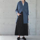 ブラック | スカート レディース ロングスカート ベイカースカート ロング ベイカー 大き | HUG.U