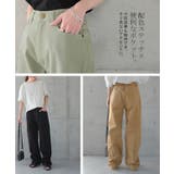 パンツ レディース ワイドパンツ カラーパンツ ストレート 大きいサイズ ワイ | HUG.U | 詳細画像21 