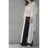 カーディガン レディース シアー ロング ロングカーディガン シアーカーディガ | HUG.U | 詳細画像6 