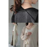 カーディガン レディース シアー ロング ロングカーディガン シアーカーディガ | HUG.U | 詳細画像7 