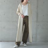 エクルベージュ | カーディガン レディース シアー ロング ロングカーディガン シアーカーディガ | HUG.U