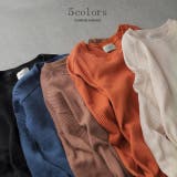 トップス レディース ワッフル トレーナー サーマル カットソー Tシャツ シ | HUG.U | 詳細画像11