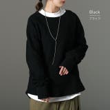 トップス レディース ワッフル トレーナー サーマル カットソー Tシャツ シ | HUG.U | 詳細画像14