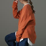 ベイクドキャロット | トップス レディース ワッフル トレーナー サーマル カットソー Tシャツ シ | HUG.U