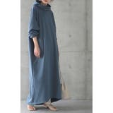 パーカーワンピース レディース ロングワンピース スウェット ロングパーカー | HUG.U | 詳細画像12 