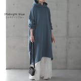 パーカーワンピース レディース ロングワンピース スウェット ロングパーカー | HUG.U | 詳細画像15 