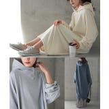パーカーワンピース レディース ロングワンピース スウェット ロングパーカー | HUG.U | 詳細画像20 