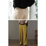 ストレートパンツ レディース パンツ ゆったり ボトムス リラックス イージー | HUG.U | 詳細画像19 