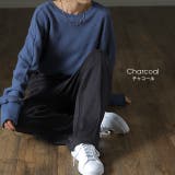 ストレートパンツ レディース パンツ ゆったり ボトムス リラックス イージー | HUG.U | 詳細画像9 