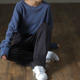 チャコール | ストレートパンツ レディース パンツ ゆったり ボトムス リラックス イージー | HUG.U