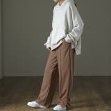 モカ | ストレートパンツ レディース パンツ ゆったり ボトムス リラックス イージー | HUG.U