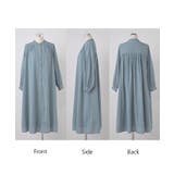 ワンピース レディース シャツワンピース バンドカラー ロングワンピース | HUG.U | 詳細画像22