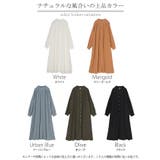 ワンピース レディース シャツワンピース バンドカラー ロングワンピース | HUG.U | 詳細画像23