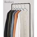 ワンピース レディース シャツワンピース バンドカラー ロングワンピース | HUG.U | 詳細画像9