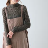 ウェーブグレー | トップス レディース レース レイヤード 重ね着 インナー シアー 透け ブラ | HUG.U