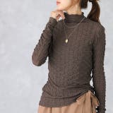 ウェーブモカ | トップス レディース レース レイヤード 重ね着 インナー シアー 透け ブラ | HUG.U