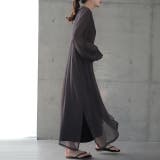 モーヴブラック | ワンピース セット 2点セット レディース ロングワンピース マキシワンピース | HUG.U