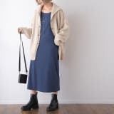 アーバンブルー | ワンピース ロングワンピース ロング レディース リブ Uネック リブニット | HUG.U