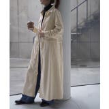 コーデュロイ生地アイボリー(トール丈) | ワンピース レディース 長袖 ロングワンピース シャツワンピース マキシワンピ | HUG.U