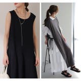 ワンピース ロング レディース ロングワンピース ぺチワンピ ロングワンピ ペ | HUG.U | 詳細画像16 