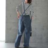 デニムパンツ サロペット レディース デニム サスペンダー パンツ 2way | HUG.U | 詳細画像21 