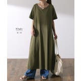 ワンピース レディース ロングワンピース 半袖 Tシャツワンピ 黒 白 | HUG.U | 詳細画像12 