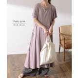 ワンピース レディース ロングワンピース 半袖 Tシャツワンピ 黒 白 | HUG.U | 詳細画像14 