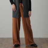 キャラメル | 「楽すぎてズルい」ゆるワイドパンツ パンツ レディース | HUG.U