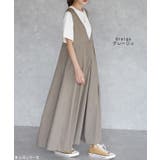ワンピース ロング ロングワンピース ノースリーブ ジャンパースカート | HUG.U | 詳細画像13 