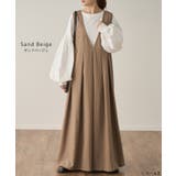 ワンピース ロング ロングワンピース ノースリーブ ジャンパースカート | HUG.U | 詳細画像9 