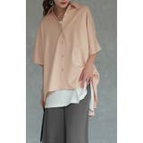 トップス ブラウス レディース 体型カバー お尻が隠れる 半袖 ドルマン アシ | HUG.U | 詳細画像17 