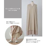 ワンピース レディース ロング 黒 ワンピ マキシ ノースリーブ Vネック | HUG.U | 詳細画像16 