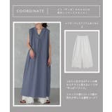 ワンピース レディース ロング 黒 ワンピ マキシ ノースリーブ Vネック | HUG.U | 詳細画像19 