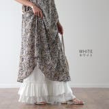 ペチパンツ ロング フリル コットン 綿 パンツ レディース 大きいサイズ レ | HUG.U | 詳細画像9 