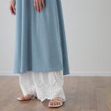 ワンピース レディース ロングワンピース キーネック ノースリーブ ワッフル | HUG.U | 詳細画像18 