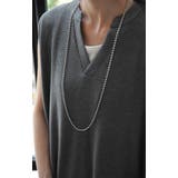 ワンピース レディース ロングワンピース キーネック ノースリーブ ワッフル | HUG.U | 詳細画像4 