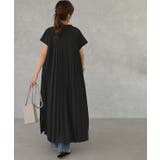 ワンピース レディース ロング シャツワンピース ロングワンピース 黒 半袖 | HUG.U | 詳細画像16