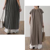 ワンピース レディース ロング シャツワンピース ロングワンピース 黒 半袖 | HUG.U | 詳細画像17