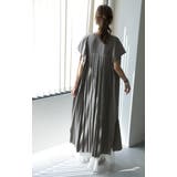 ワンピース レディース ロング シャツワンピース ロングワンピース 黒 半袖 | HUG.U | 詳細画像18