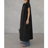ワンピース レディース ロング シャツワンピース ロングワンピース 黒 半袖 | HUG.U | 詳細画像19