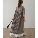 ワンピース レディース ロング シャツワンピース ロングワンピース 黒 半袖 | HUG.U | 詳細画像5
