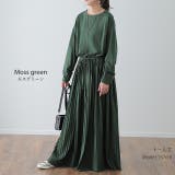 ワンピース ロング プリーツ レディース ロングワンピース 長袖 | HUG.U | 詳細画像11 