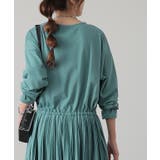 ワンピース ロング プリーツ レディース ロングワンピース 長袖 | HUG.U | 詳細画像18 