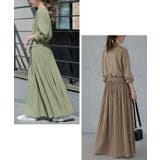 ワンピース ロング プリーツ レディース ロングワンピース 長袖 | HUG.U | 詳細画像19 