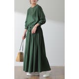 ワンピース ロング プリーツ レディース ロングワンピース 長袖 | HUG.U | 詳細画像21 