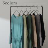 ワンピース ロング プリーツ レディース ロングワンピース 長袖 | HUG.U | 詳細画像4 