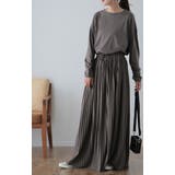 ワンピース ロング プリーツ レディース ロングワンピース 長袖 | HUG.U | 詳細画像9 