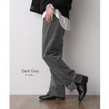 パンツ レディース 裏起毛 リブ ズボン リブパンツ ボトムス ロング スリッ | HUG.U | 詳細画像17 